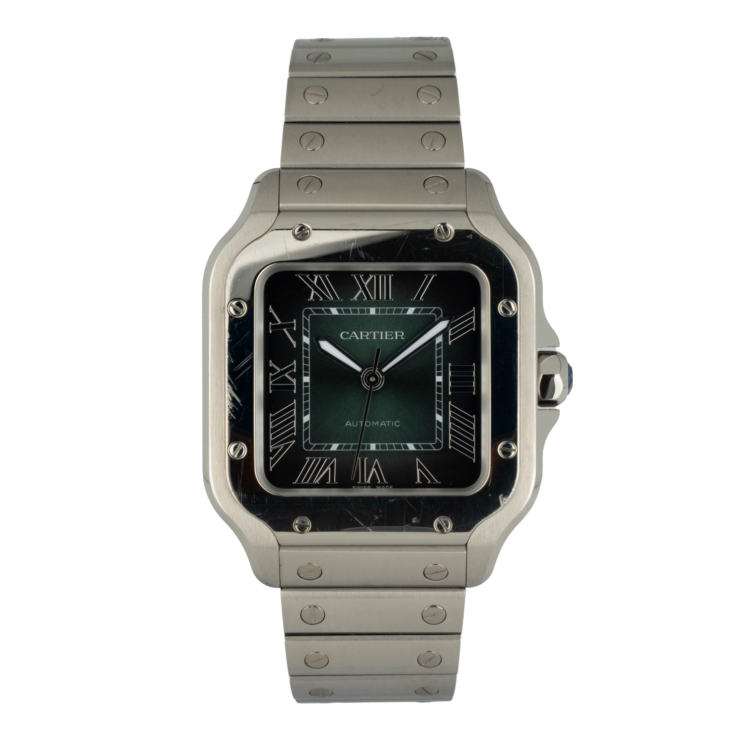 Cartier Santos - Green Dial