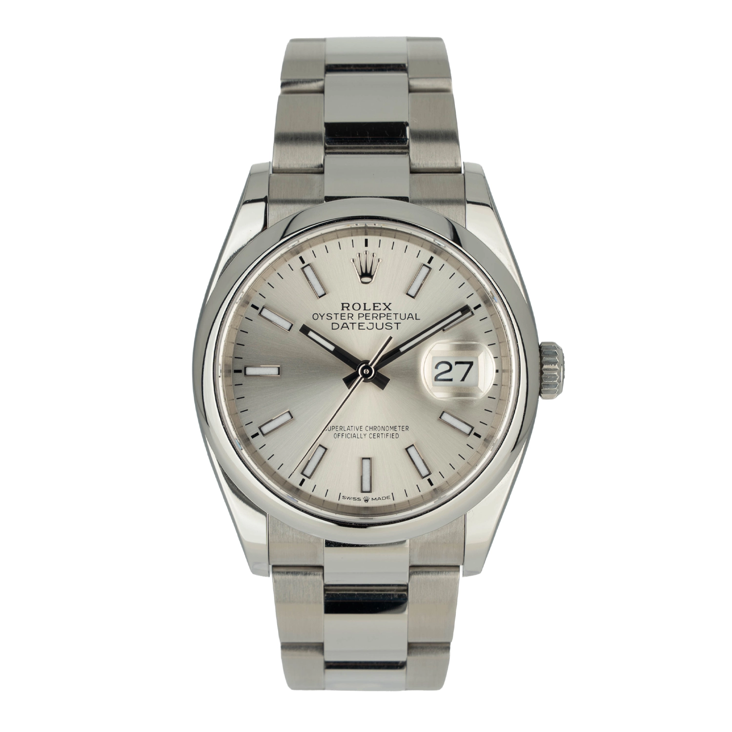 Rolex Datejust 36 Silber